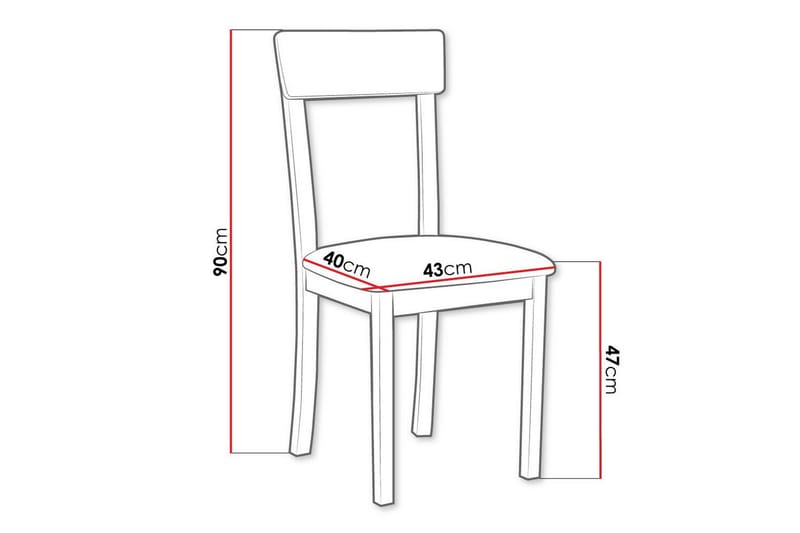 Patrickswell Matstol - Svart - Products - Möbler - Fåtölj & stolar - Matstol & köksstol