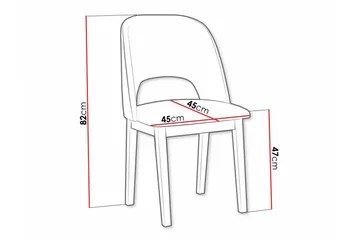Patrickswell Matstol - Svart - Products - Möbler - Fåtölj & stolar - Matstol & köksstol