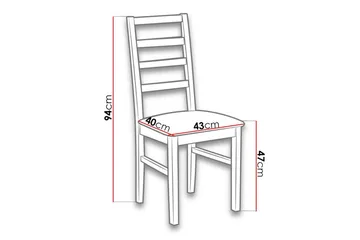 Patrickswell Matstol - Vit - Products - Möbler - Fåtölj & stolar - Matstol & köksstol