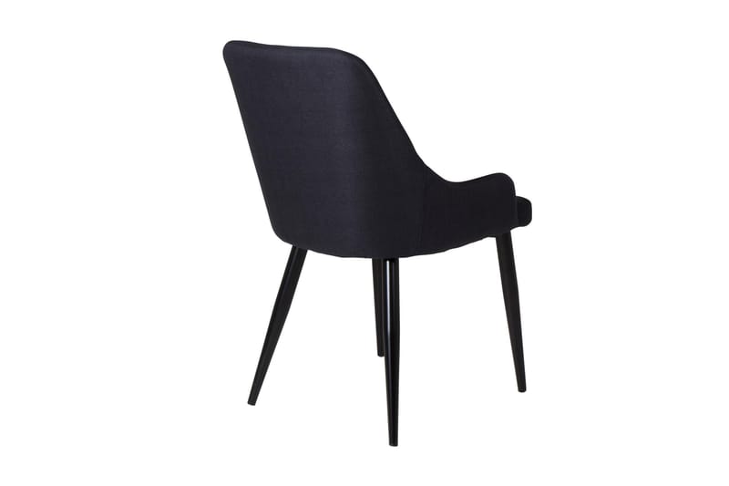 Plaza Matstol - Svart - Products - Möbler - Fåtölj & stolar - Matstol & köksstol