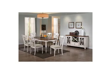 Stol LILY 49x63xH98cm färg: beige färg: antikvit - Products - Möbler - Fåtölj & stolar - Matstol & köksstol