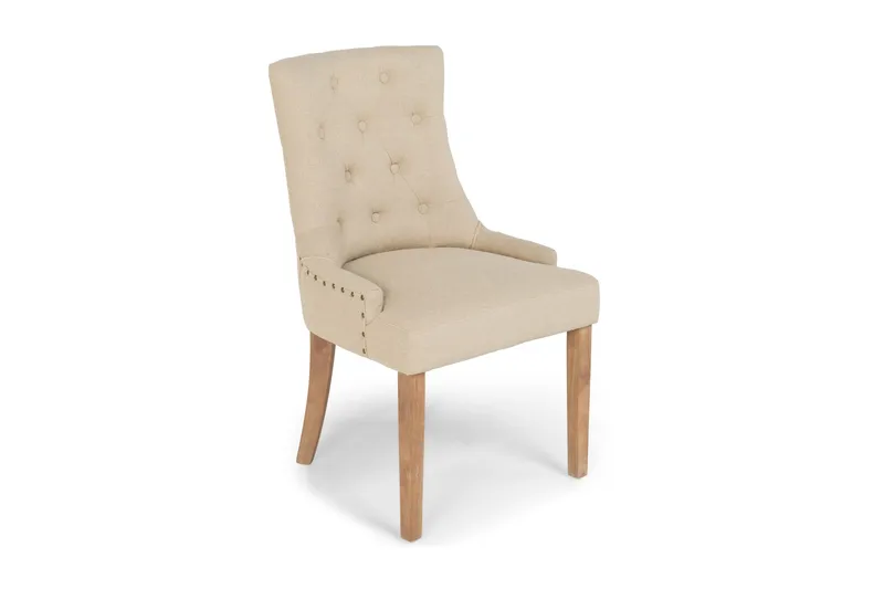 Viktoria Matstol med Nitar, Beige/Vintage