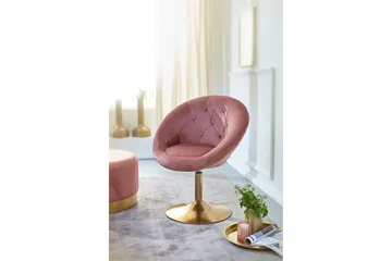 Willowdale Kontorsstol - Mörkrosa/Guld - Products - Möbler - Fåtölj & stolar - Kontorsstol & skrivbordsstol