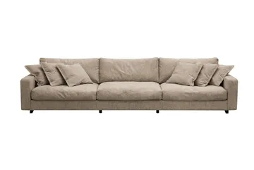 Valencia Extra Djup 5-sits Soffa i Chenille, Brun