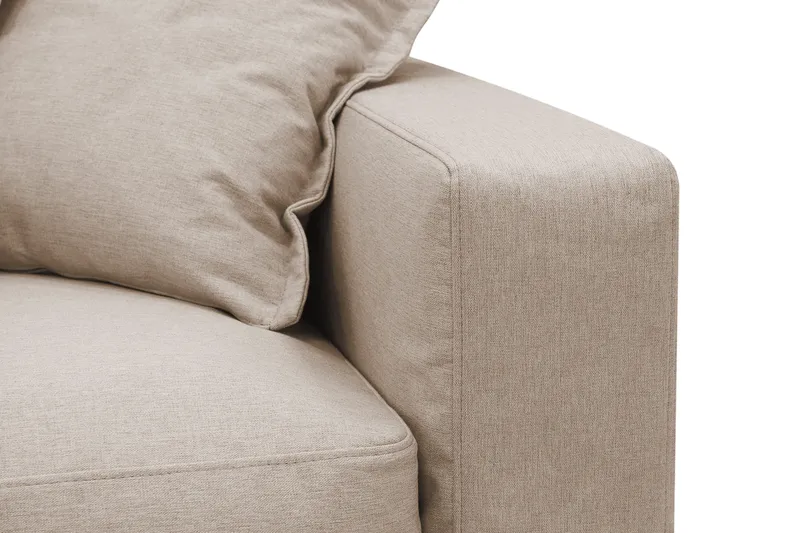 Valencia Extra Djup 5-sits Soffa med avtagbar och tvättbar klädsel - Ljusbrun - Products - Möbler - Soffa