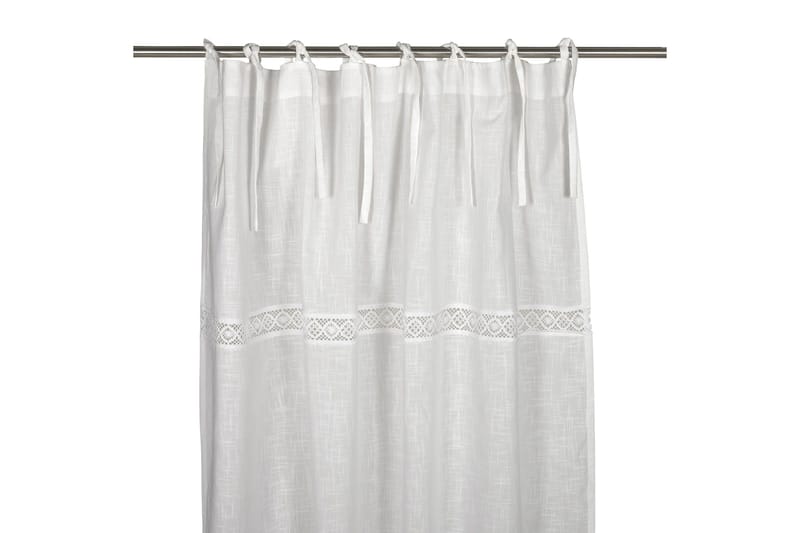 Capasin Knytgardin 2-pack 240 cm, Vit