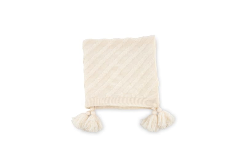 Katlyn Pläd 130x170 cm - Vit - Products - Textil & mattor - Filt & pläd