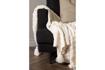 Katlyn Pläd 130x170 cm - Vit - Products - Textil & mattor - Filt & pläd
