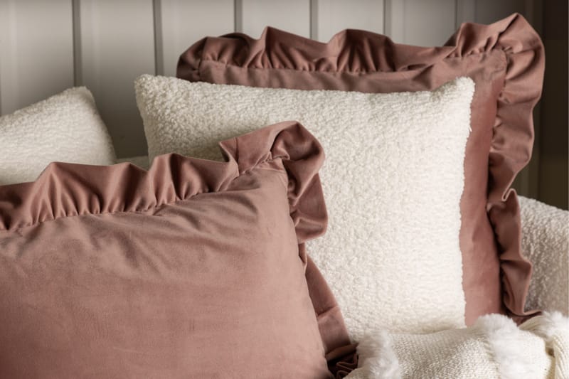Hailey Kuddfodral - Rosa - Products - Textil & mattor - Kudde & kuddfodral - Kuddfodral