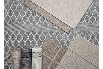 Madrid Flatvävd Matta 80x340 cm - Antracit - Products - Textil & mattor - Matta - Flatvävd matta