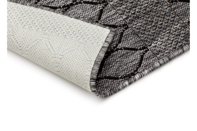 Madrid Bell Flatvävd Matta 80x240 - Grå/Svart - Products - Textil & mattor - Matta - Flatvävd matta