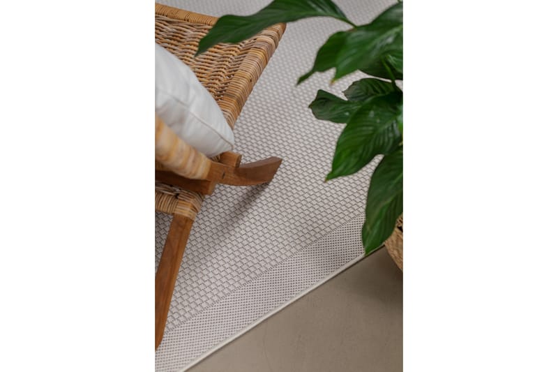 Miami Flatvävd Matta 133x190 cm - Vit - Products - Textil & mattor - Matta - Flatvävd matta