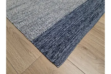 Alva Bomullsmatta 160x230 cm Rektangulär - Blå - Products - Textil & mattor - Matta - Modern matta - Bomullsmatta