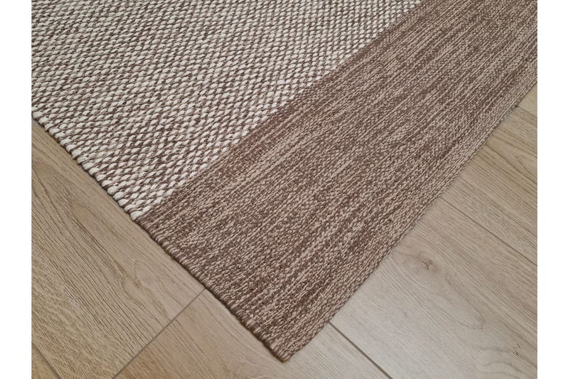 Alva Bomullsmatta 300x300 cm Kvadratisk - Mörkbeige - Products - Textil & mattor - Matta - Modern matta - Bomullsmatta