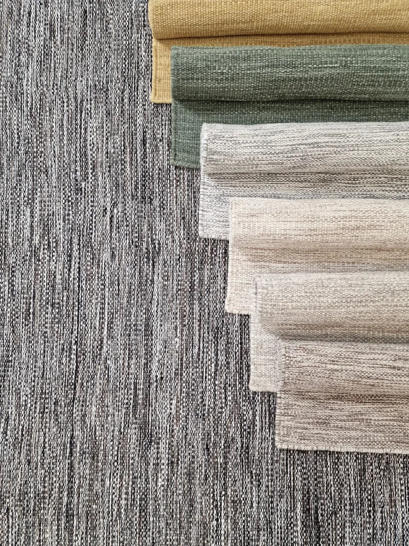 Birka Ullmatta Rektangulär 300x400 cm, Sammetsgrön