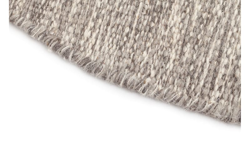 Birka Ullmatta Rund 120 - Silver - Products - Textil & mattor - Matta - Modern matta - Ullmatta