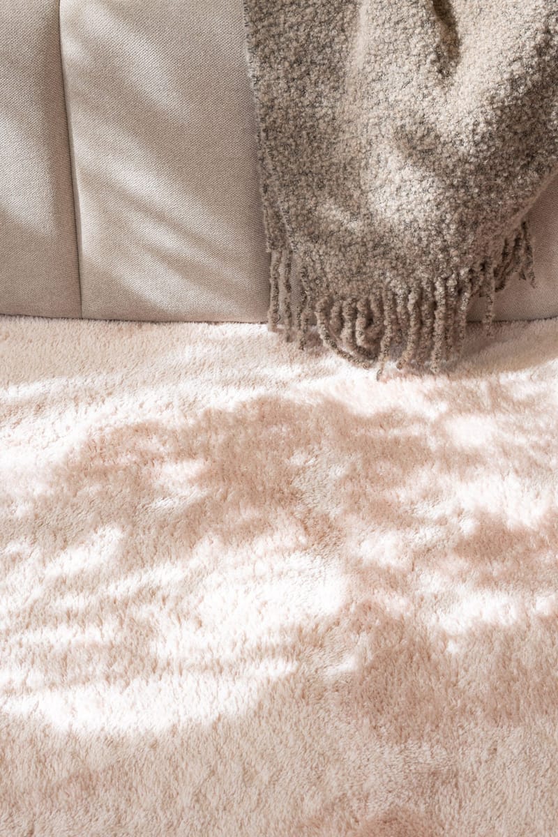 Cozy Ryamatta 80x160 cm Rektangulär - Rosa - Products - Textil & mattor - Matta - Modern matta - Ryamatta