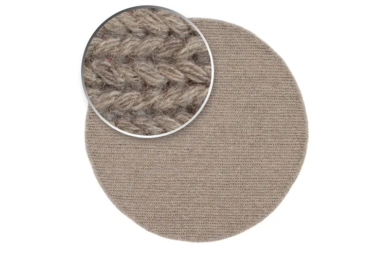 Dalarö Ullmatta 200 cm Rund - Linne - Products - Textil & mattor - Matta - Modern matta - Ullmatta