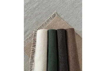 Eden Ullmatta 200x200 cm Kvadratisk - Silver - Products - Textil & mattor - Matta - Modern matta - Ullmatta