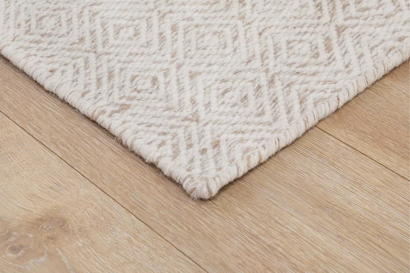 Gåsöga Ullmatta 240x340 cm Rektangulär - Beige - Products - Textil & mattor - Matta - Modern matta - Ullmatta