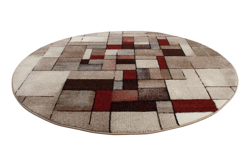 London Friezematta Rund 120 - Sand - Products - Textil & mattor - Matta - Modern matta - Wiltonmatta