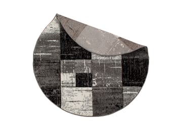London Square Friezematta Rund 200 - Svart/Grå - Products - Textil & mattor - Matta - Modern matta - Wiltonmatta