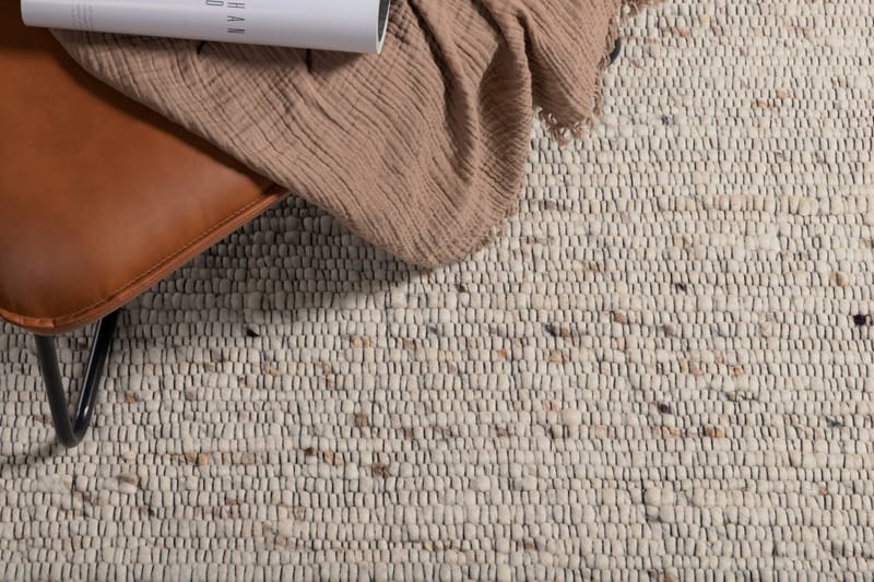Loump Ullmatta 200x300 cm - Vit/Beige - Products - Textil & mattor - Matta - Modern matta - Ullmatta