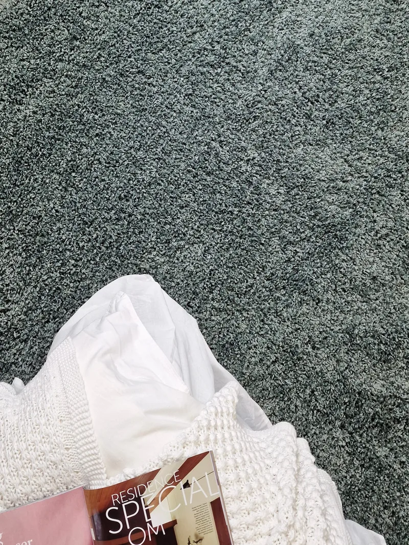 Lounge Gångmatta 80x250 cm Rektangulär - Grön - Products - Textil & mattor - Matta - Modern matta - Ryamatta