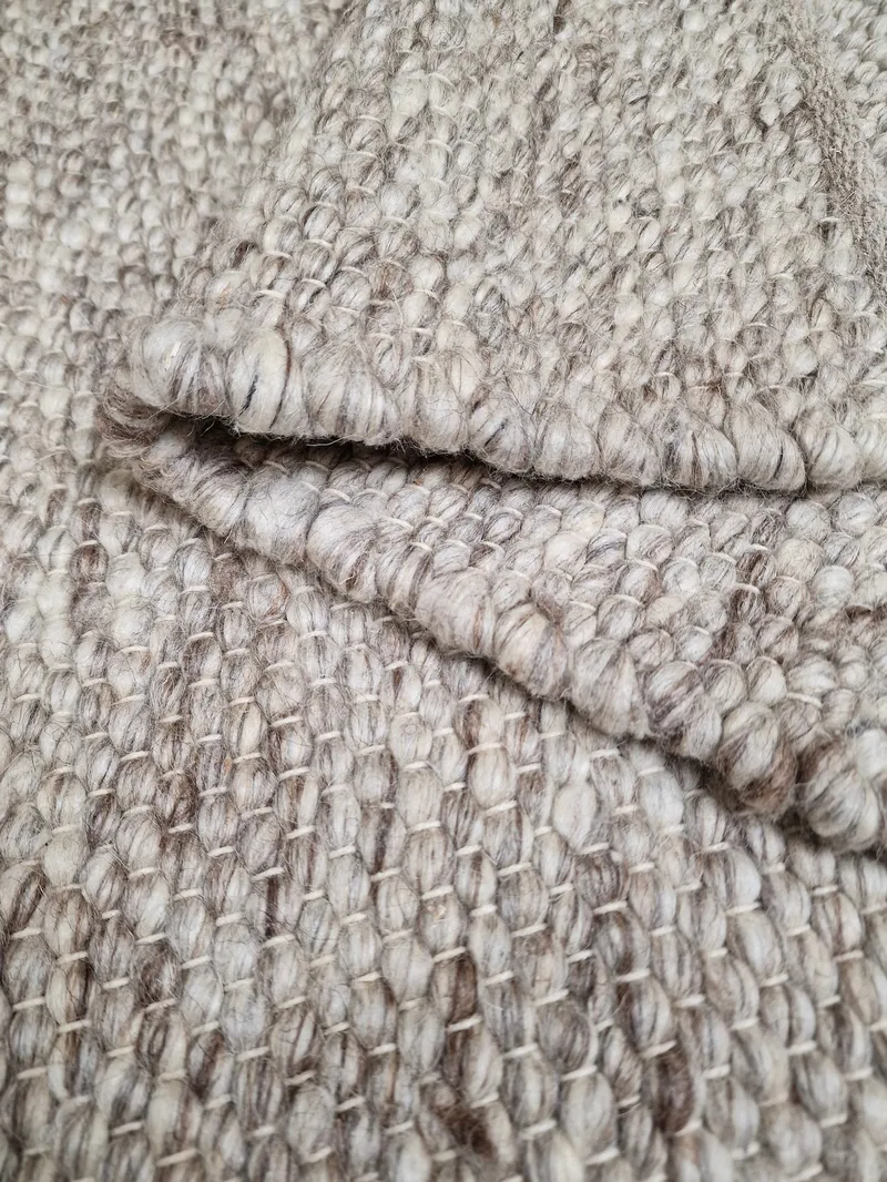 Skagen Ullmatta 240 cm Rund - Naturmelange - Products - Textil & mattor - Matta - Modern matta - Ullmatta