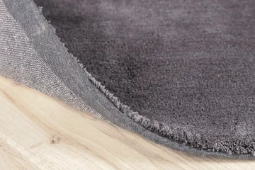Undra Viskos-look Matta Rund 200 - Mörkgrå - Products - Textil & mattor - Matta - Modern matta - Viskosmatta & konstsilkesmatta