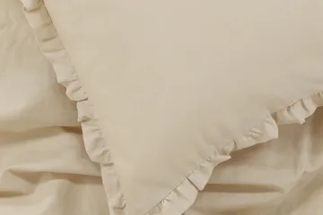 Lias Bäddset 2-Dels 150x200/50x60 cm - Beige - Products - Textil & mattor - Sängkläder - Bäddset & påslakanset - Påslakanset dubbelsäng