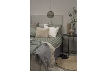 Påslakanset Enkelsäng 2-Dels Satin - Grön - Products - Textil & mattor - Sängkläder - Bäddset & påslakanset - Påslakanset dubbelsäng