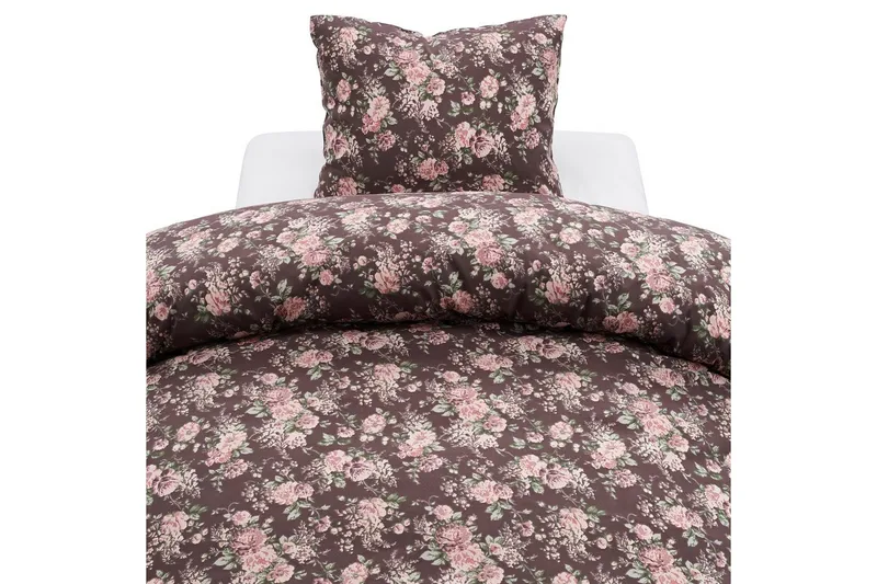 Påslakanset Enkelsäng Harmony 2-Dels Penny Brun