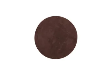 Tvättbar Matta Soft Rund - 160x160 cm, Choklad - Products - Utemöbler & utemiljö - Balkong & altan - Balkonggolv - Plastmatta balkong