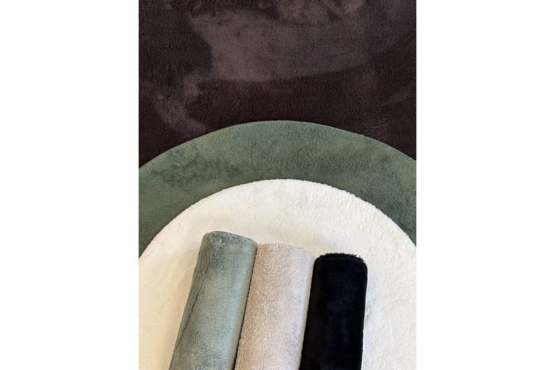 Tvättbar Matta Soft Rund - 200x200 cm, Choklad - Products - Utemöbler & utemiljö - Balkong & altan - Balkonggolv - Plastmatta balkong