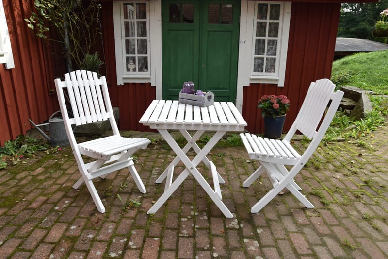 Delpino Klappstol Utomhus - Vit - Products - Utemöbler & utemiljö - Balkong & altan - Balkongmöbler - Balkongstol