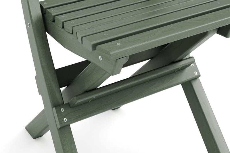 Landet Klappstol - Hopfällbar stol utomhus i akacia trä - Grön - Products - Utemöbler & utemiljö - Balkong & altan - Balkongmöbler - Balkongstol