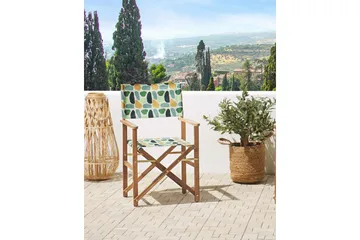 Salve Karmstol Utomhus - Grön/Vit/Orange/Brun - Products - Utemöbler & utemiljö - Balkong & altan - Balkongmöbler - Balkongstol