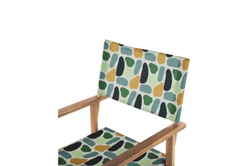 Salve Karmstol Utomhus - Grön/Vit/Orange/Brun - Products - Utemöbler & utemiljö - Balkong & altan - Balkongmöbler - Balkongstol