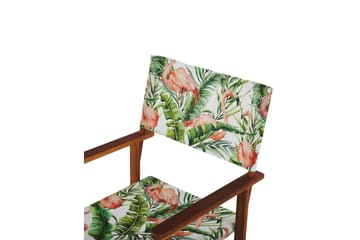 Salve Karmstol Utomhus - Mörkbrun/Grön/Rosa - Products - Utemöbler & utemiljö - Balkong & altan - Balkongmöbler - Balkongstol