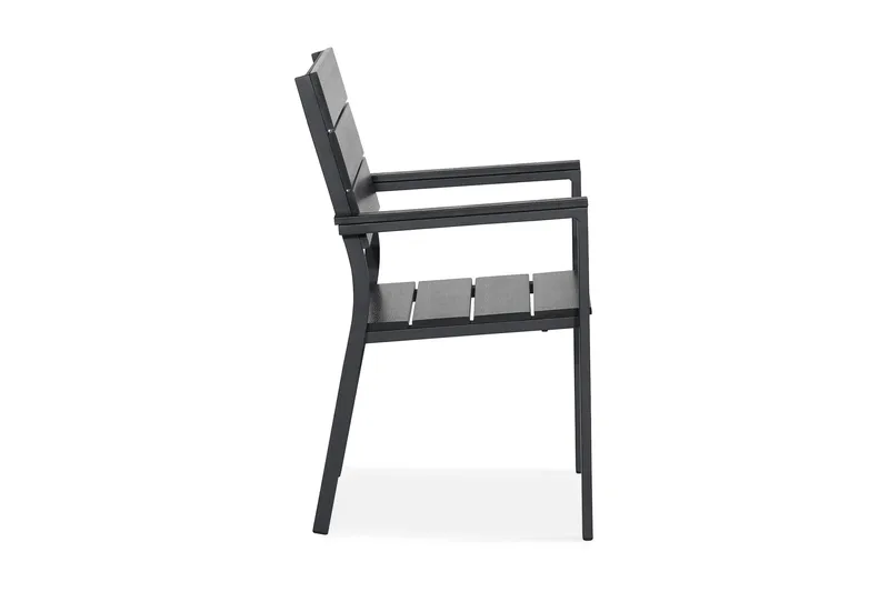 Tunis Stapelstol Utomhus Aintwood - Svart/Svart - Products - Utemöbler & utemiljö - Balkong & altan - Balkongmöbler - Balkongstol