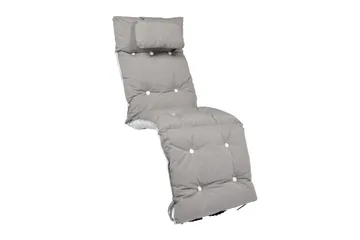 Askgrå B/B flock,nackkudde - Grå - Products - Utemöbler & utemiljö - Dynor - Däckstolsdynor