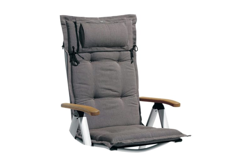 Positionsdyna Fritab Positionsdyna Canyon med nackkudde Dark grey - Products - Utemöbler & utemiljö - Dynor - Positionsdynor