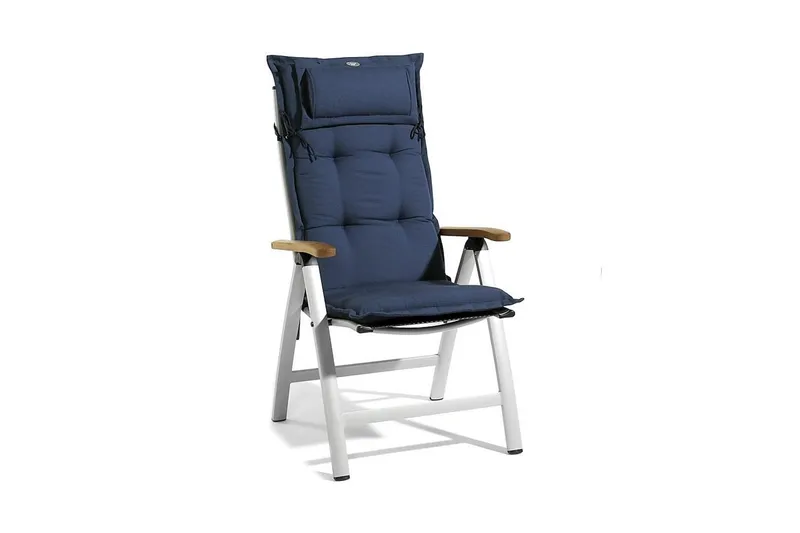 Positionsdyna Fritab Positionsdyna Canyon med nackkudde Dark blue - Products - Utemöbler & utemiljö - Dynor - Positionsdynor