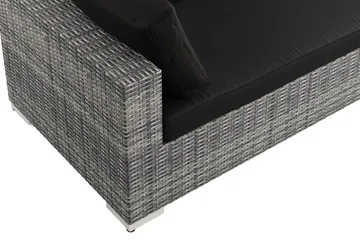 Bahamas L-formad utesoffa höger, 6-sits med bord och hylla - Grå - Products - Utemöbler & utemiljö - Loungemöbler - Loungeset & loungegrupp