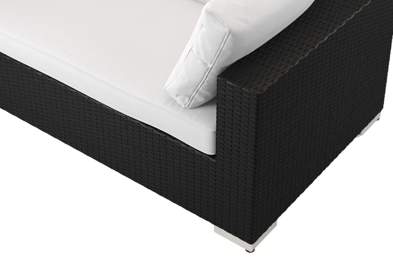 Bahamas L-formad utesoffa vänster, 7-sits med bord - Svart - Products - Utemöbler & utemiljö - Loungemöbler - Loungeset & loungegrupp