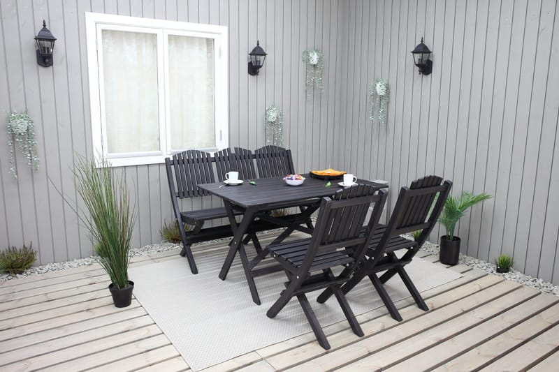 Delpino Utesoffa - Kaffesvart - Products - Utemöbler & utemiljö - Loungemöbler - Loungesoffor