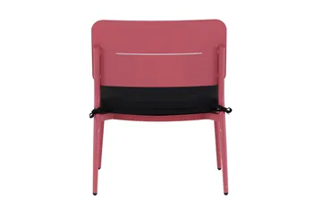 Lina Loungestol Utomhus med Dyna - Rosa - Products - Utemöbler & utemiljö - Loungemöbler - Loungestol utomhus