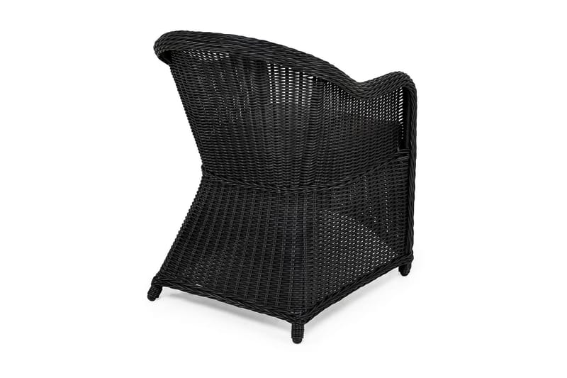 Marcus Light Utefåtölj med Dyna – Loungefåtölj i Konstrotting för Utemöbler - Svart - Products - Utemöbler & utemiljö - Loungemöbler - Loungestol utomhus