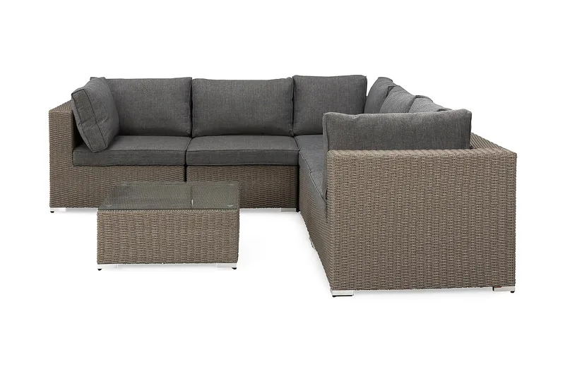 Marcus Loungegrupp, Brun / Sand / Gråa dynor